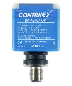DW-AS-63A-C44 Sensor Indutivo 40X40 SN40mm PNP NA+NF Com Conector Contrinex