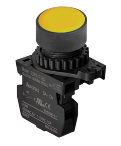 S2PR-P1YA Botão de Comando Amarelo1 Contato NA Autonics