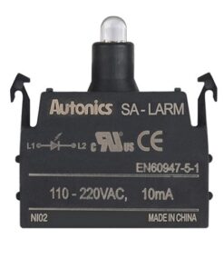 SA-LARM -  Bloco de Contato Iluminado Vermelho 110-220V Autonics