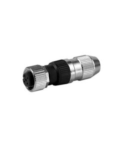 S12-4FNG-000-NNT2 - Conector Reto M12 4 vias  Contrinex